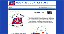 Desktop Screenshot of country-boys.fr